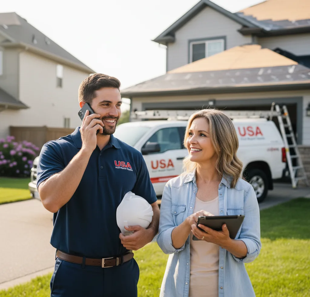 USA Roof Repair Experts customer support in Whitinsville